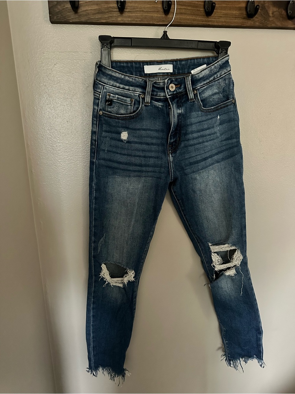 KanCan High-Rise Distressed Women’s Jeans - Blue